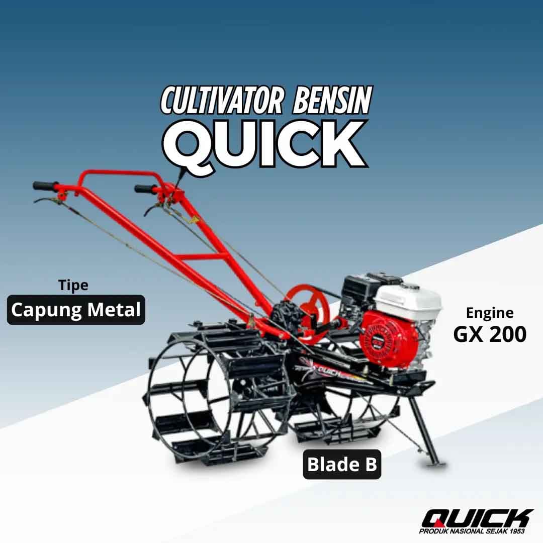 Kultivator Quick metal capung